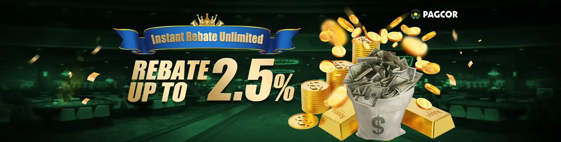 daily reload bonus banner